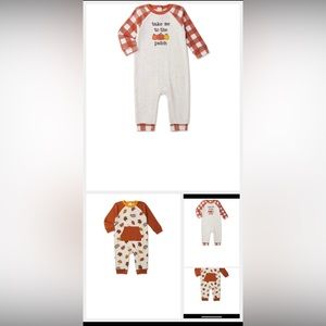 2 Thanksgiving romper size 6/9